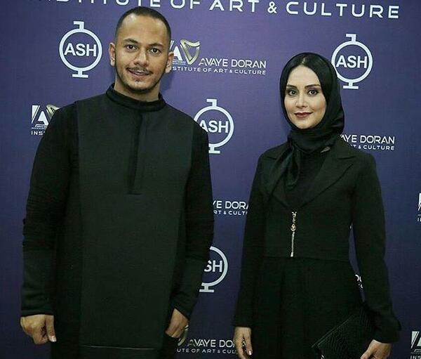 عکس مریم خدارحمی و همسرش