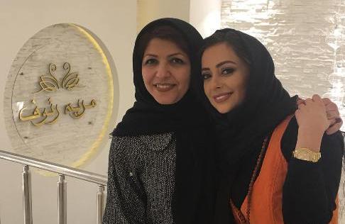 عکس مریم رئوف و دخترش