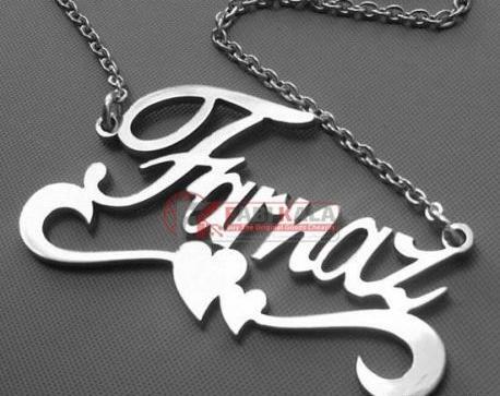 عکس اسم محدثه روی گردنبند