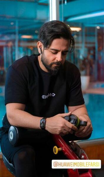 عکس امیرحسین آرمان با ریش