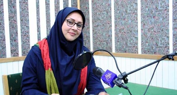 عکس فاطمه عباسی گوینده رادیو جوان