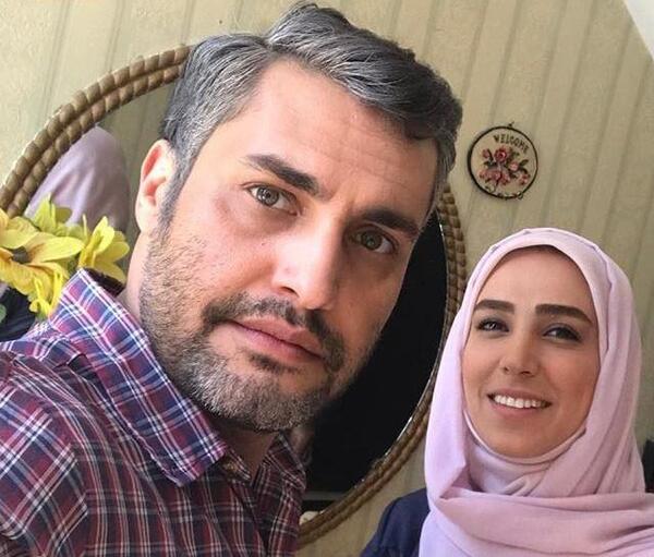 عکس تصاویر امیرمحمد زند با همسرش