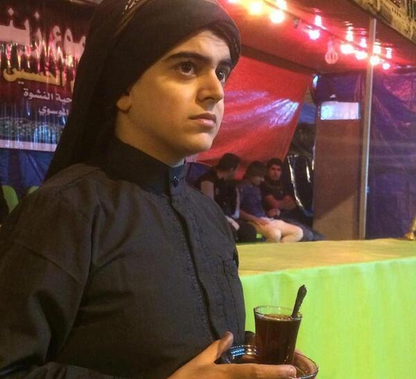 عکس امیر محمد متقیان در کربلا