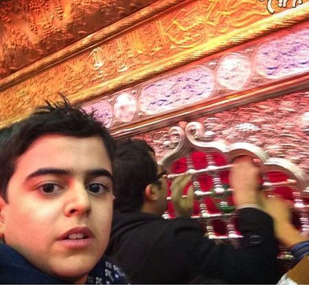 عکس امیر محمد متقیان در کربلا