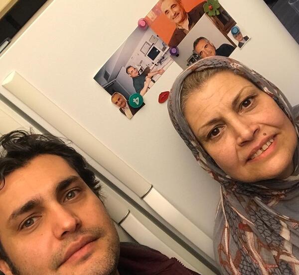 عکس امیرمحمد و مادرش