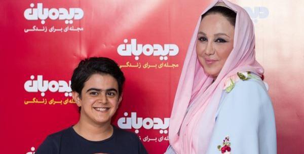 عکس امیرمحمد و مادرش