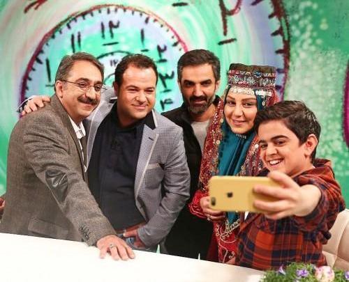عکس امیرمحمد و مادرش