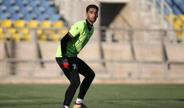 عکس امیرمحمد یوسفی دروازه بان پرسپولیس