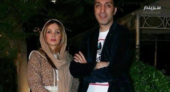 عکس امیر مهدی ژوله و همسرش