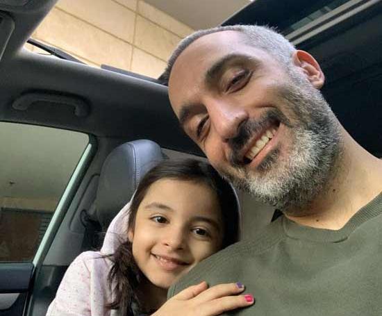 عکس امیر مهدی ژوله و همسرش