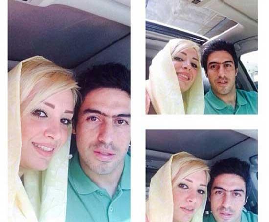 عکس امید ابراهیمی و همسرش خسرو حیدری