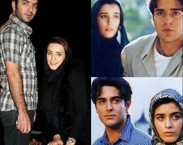 عکس امید پارسا با همسرش