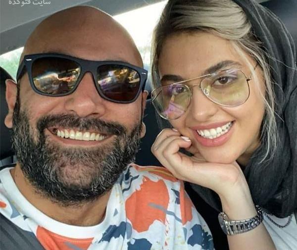 عکس امید پارسا با همسرش