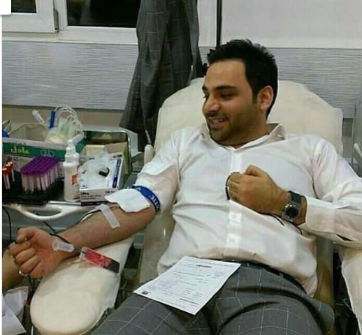 عکس احسان علیخانی در بیمارستان