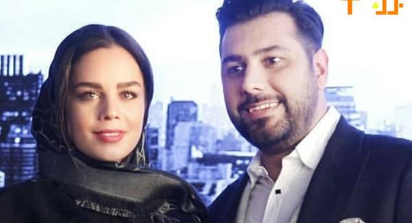 عکس احسان خواجه امیری و همسرش