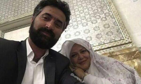 عکس احسان علیخانی و همسرش در عروسی بهاره رهنما