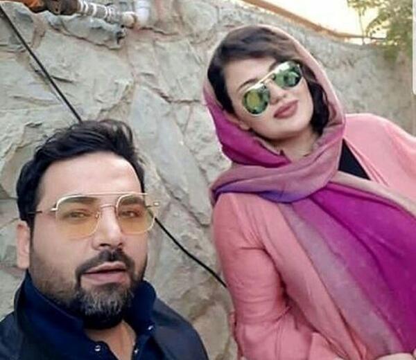 عکس احسان علیخانی و همسرش در عروسی بهاره رهنما