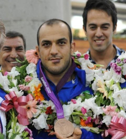 عکس احسان لشگری و همسرش