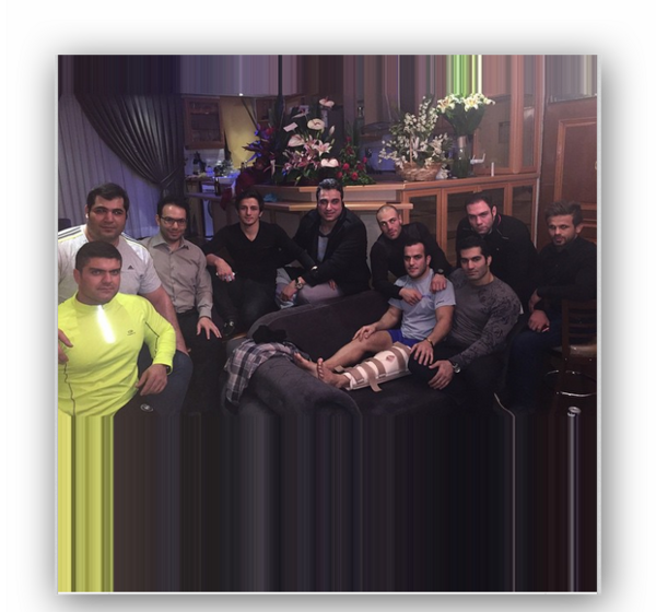 عکس احسان لشگری و همسرش