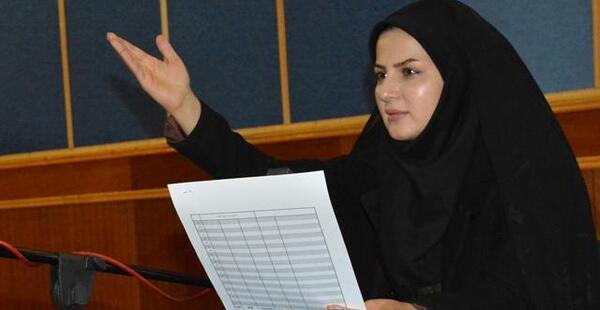 عکس آرزو خانی مجری شبکه ایلام