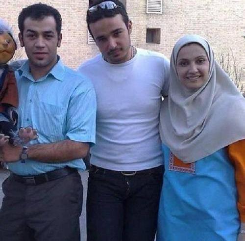 عکسهای آزاده آل ایوب وهمسرش