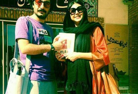 عکس آزاده صمدی و هومن سیدی