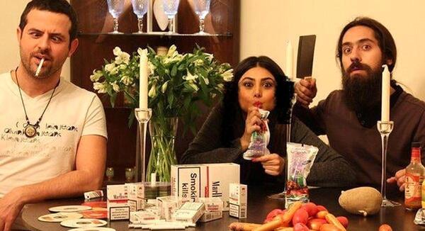 عکس آزاده صمدی و هومن سیدی