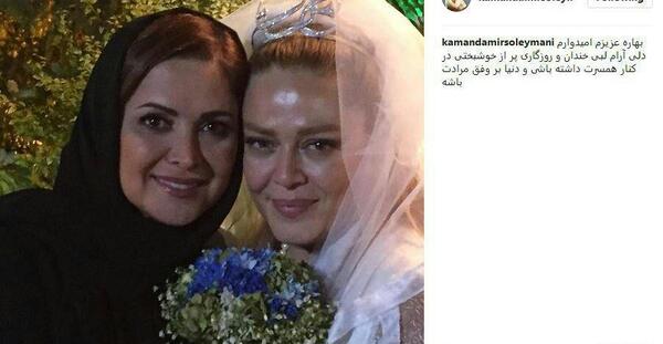 عکس بهاره رهنما بی حجاب بازیگران