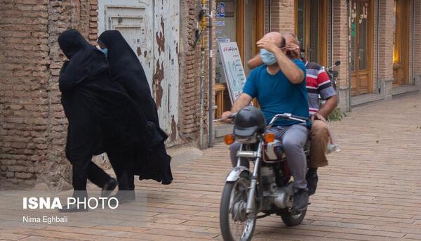 عکس باران قزوین