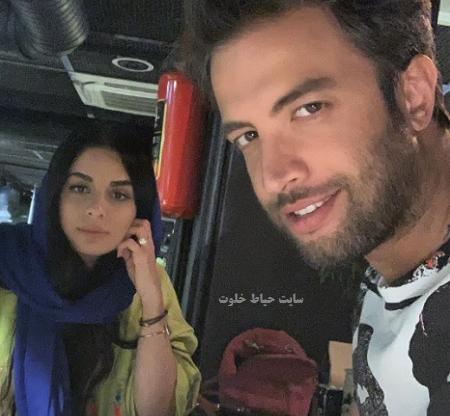 عکس بنیامین بهادری باهمسرش شایلی محمودی
