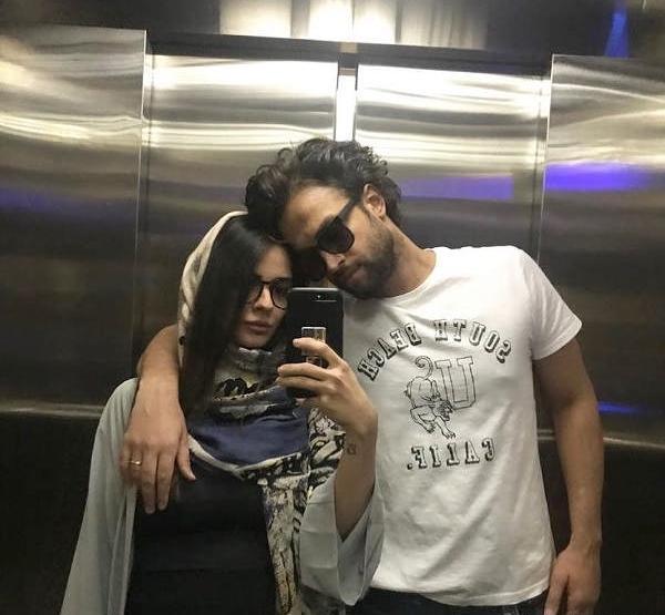 عکس بنیامین وهمسرش
