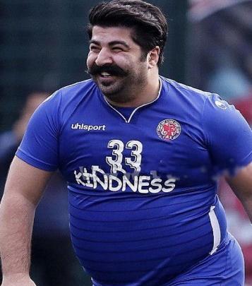 عکس بهنام بانی در فوتبال