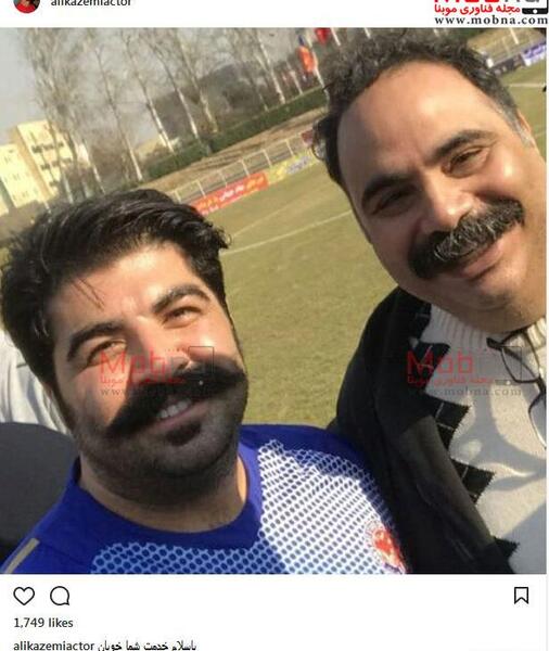 عکس بهنام بانی در فوتبال