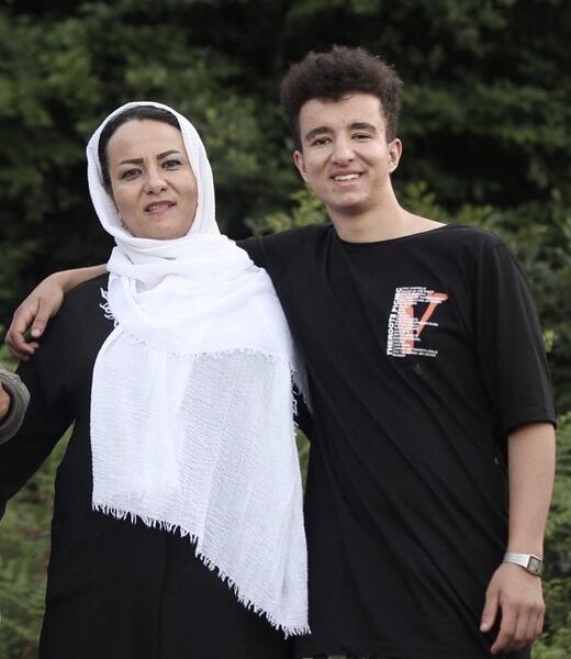 عکس بهنام قربانی با همسرش