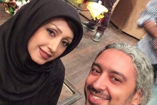 عکس بهنام قربانی با همسرش