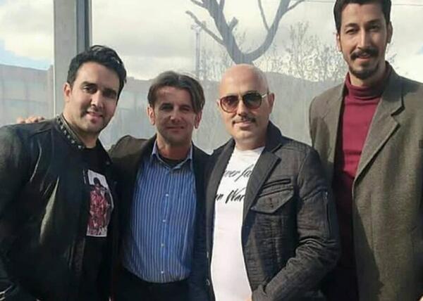 عکس پوریا پورسرخ در چشم و گوش بسته