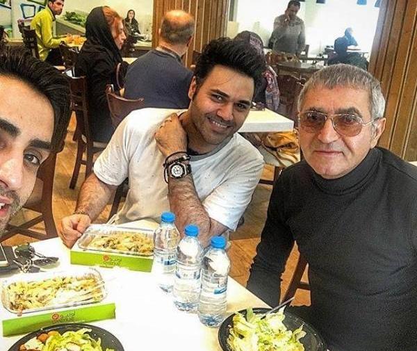 عکس پوریا حیدری و دوست دخترش