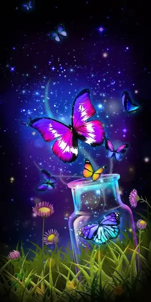 عکس پروانه فانتزی برای پروفایل