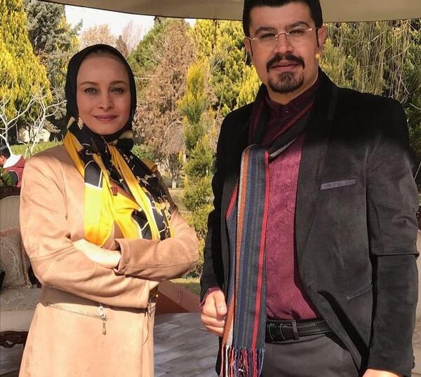 عکس پیمان طالبی و همسر