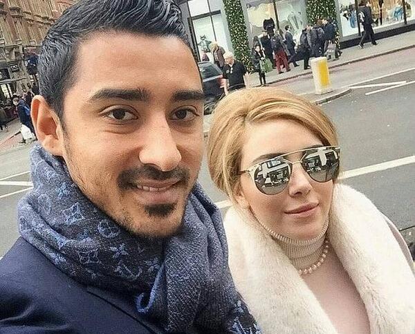عکس پیمان طالبی و همسر