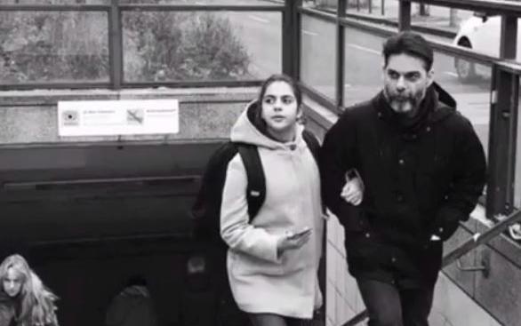 عکس پیمان معادی و دخترش