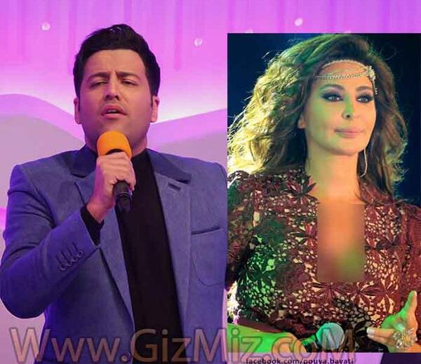 عکس پویا بیاتی خواننده و همسرش