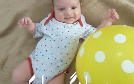 عکس پسرم دوماهگیت مبارک