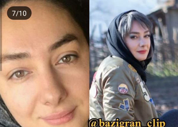 عکس بدون آرایش هانیه توسلی