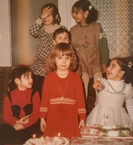عکس بچه گی هانیه توسلی