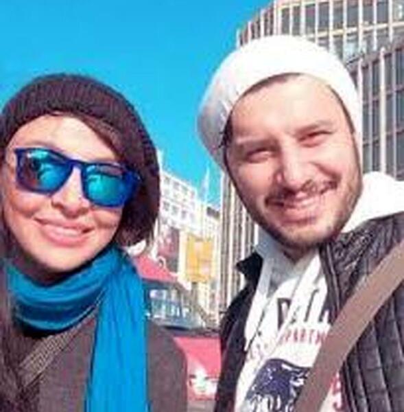 عکس جواد عزتی و همسرش