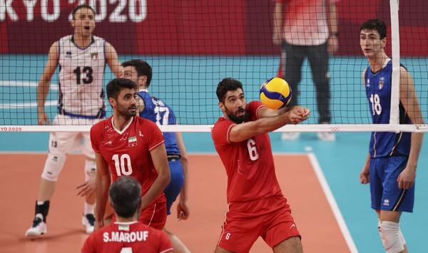 عکس جواد شاه حسینی والیبال