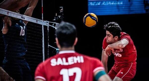 عکس جواد شاه حسینی والیبال