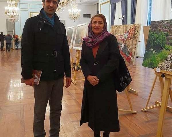 عکس جواد قارایی با همسرش