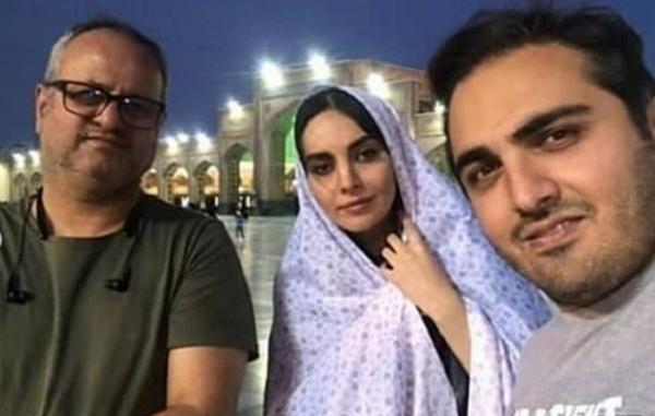 عکس جواد و مرضیه در مشهد